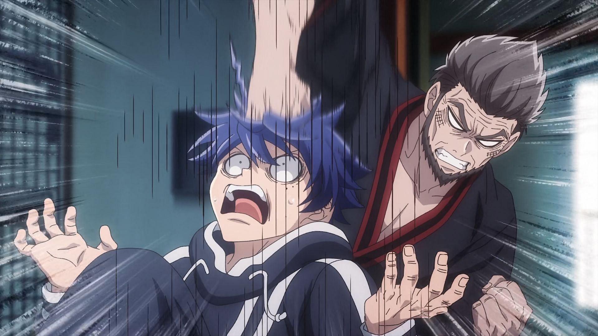 Shiki and Tsuyoshi as seen in Tougen Anki episode 1 (Image via Studio Hibari)